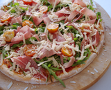 Pizza prosciutto e rucola